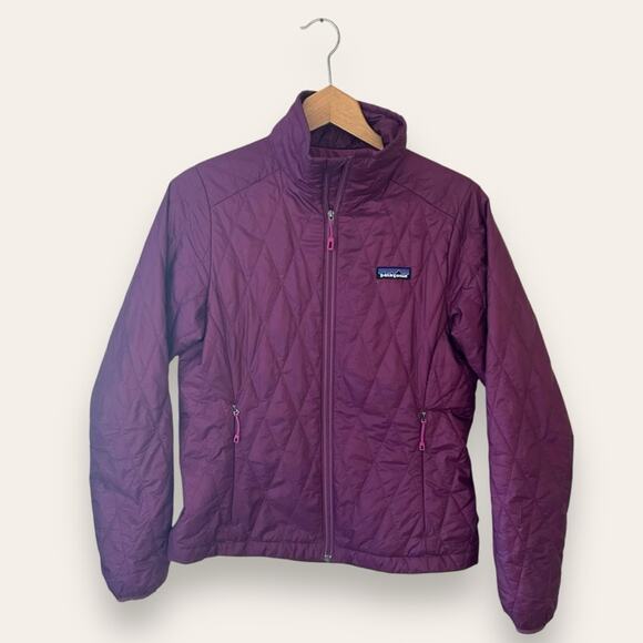Patagonia Nano Puff Insulated Quilted Jacket Burgundy Extra Small Women’s - Picture 8 of 8
